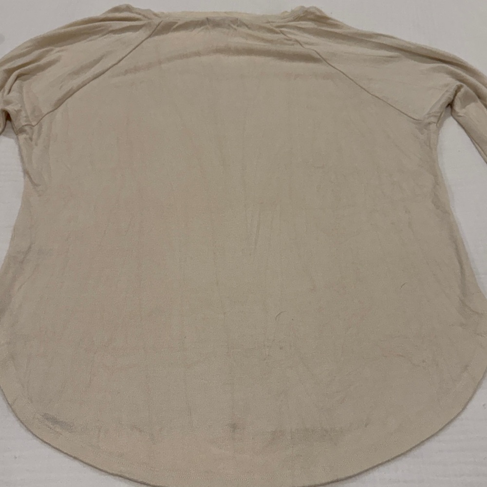 Knox Rose Cream Comfy Oversized Shirt for Women - Picture 5 of 5